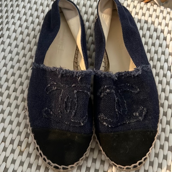 Chanel Denim Espadrilles size 38 - Picture 2 of 7